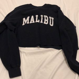 Brandy Melville Malibu cropped sweatshirt